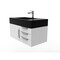 Castello Usa Nile 36" Wall Mounted Vanity With Black Top And Brushed Nickel Handles CB-MC-36W-BN-2053-BL - alternate 3